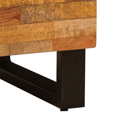 vidaXL TV Cabinet with Drawer Brown 80 x 33 x 46 cm Solid Mango Wood