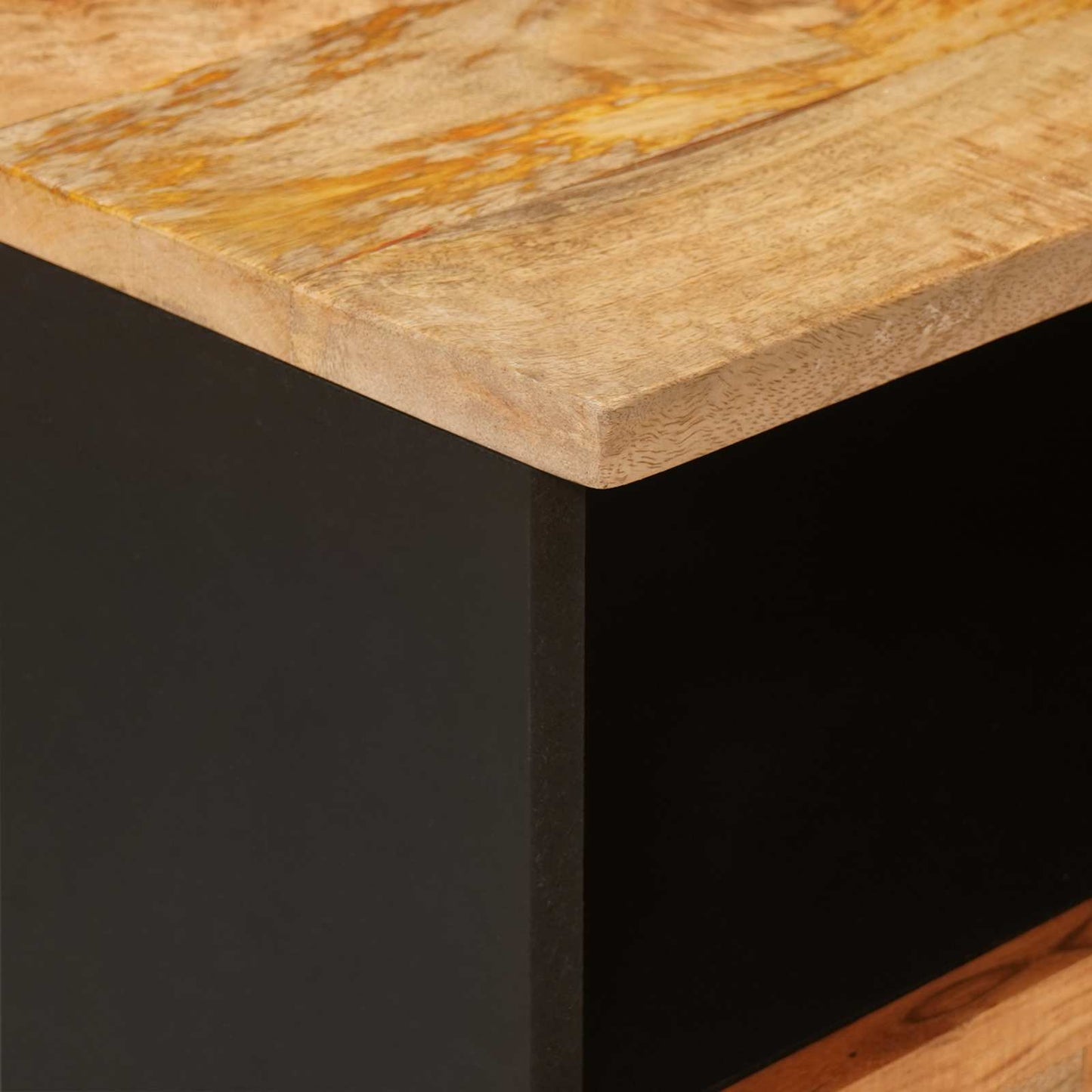 vidaXL TV Cabinet Corona Brown 100 x 33 x 46 cm Solid Mango Wood