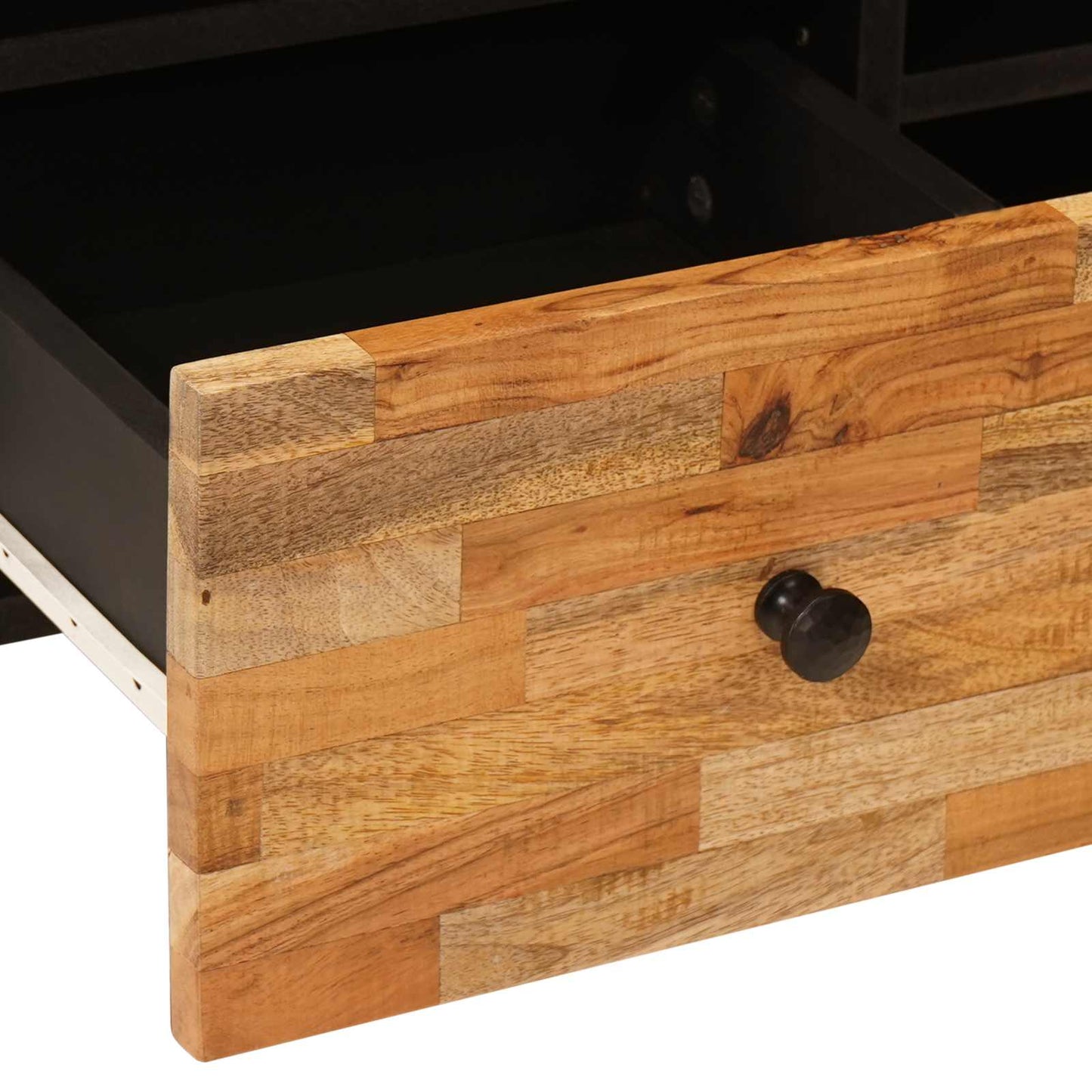 vidaXL TV Cabinet Corona Brown 100 x 33 x 46 cm Solid Mango Wood