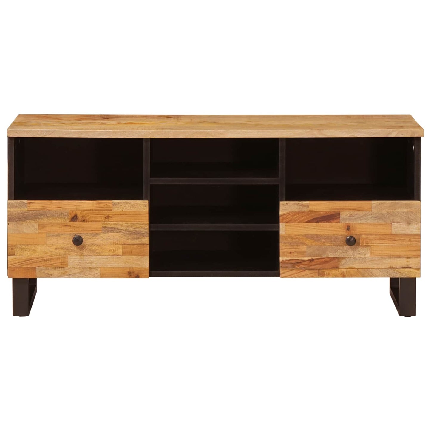 vidaXL TV Cabinet Corona Brown 100 x 33 x 46 cm Solid Mango Wood