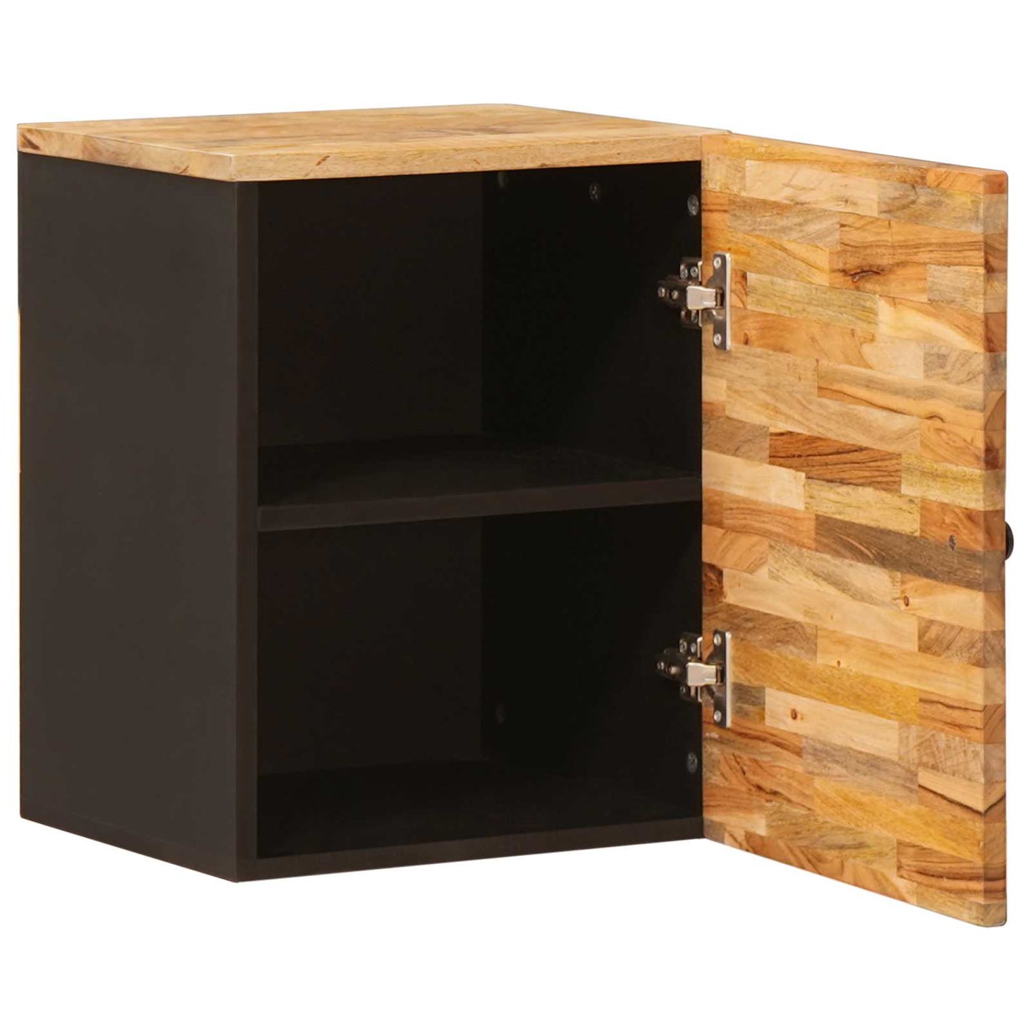 vidaXL Bathroom Hanging Cabinet with Storage Natural 38 x 33 x 48 cm