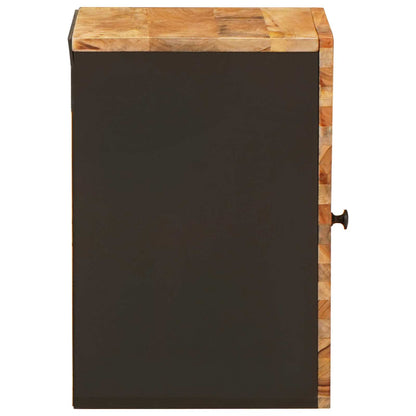 vidaXL Bathroom Hanging Cabinet with Storage Natural 38 x 33 x 48 cm