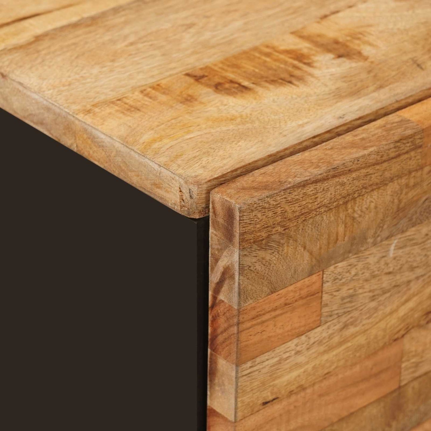 vidaXL Bathroom Cabinet Natural 38 x 33 x 58 cm Solid Mango Wood