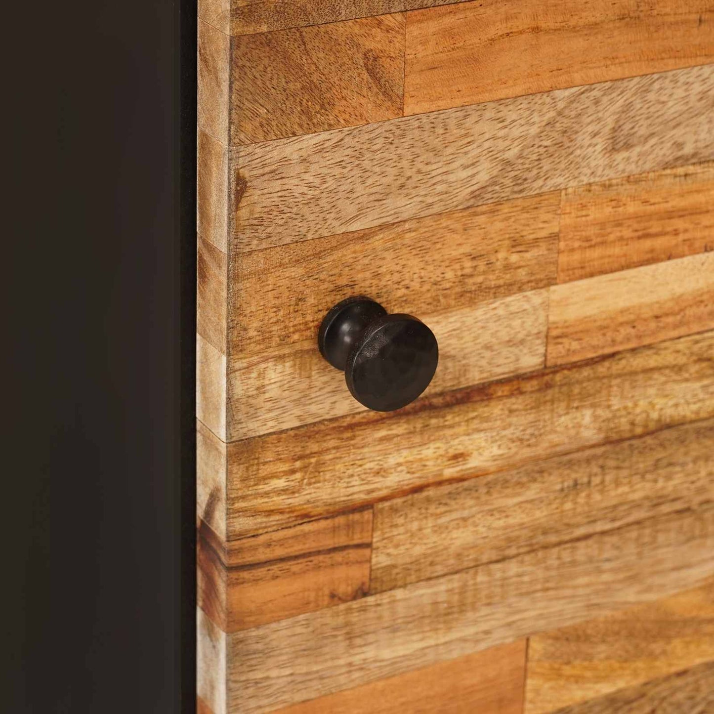 vidaXL Bathroom Cabinet Natural 38 x 33 x 58 cm Solid Mango Wood