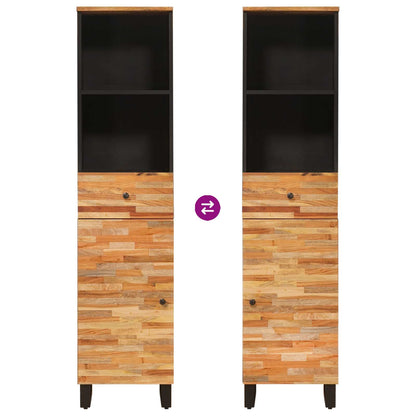 vidaXL Bathroom Cabinet Artisan Oak 38 x 33 x 160 cm Solid Mango Wood