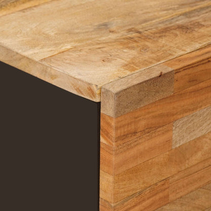 vidaXL Side Cabinet with Drawer Brown 40 x 33 x 75 cm Solid Mango Wood