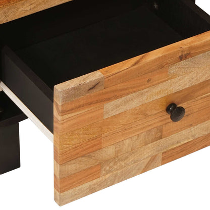 vidaXL Side Cabinet with Drawer Brown 40 x 33 x 75 cm Solid Mango Wood