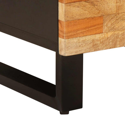 vidaXL Side Cabinet with Drawer Brown 40 x 33 x 75 cm Solid Mango Wood