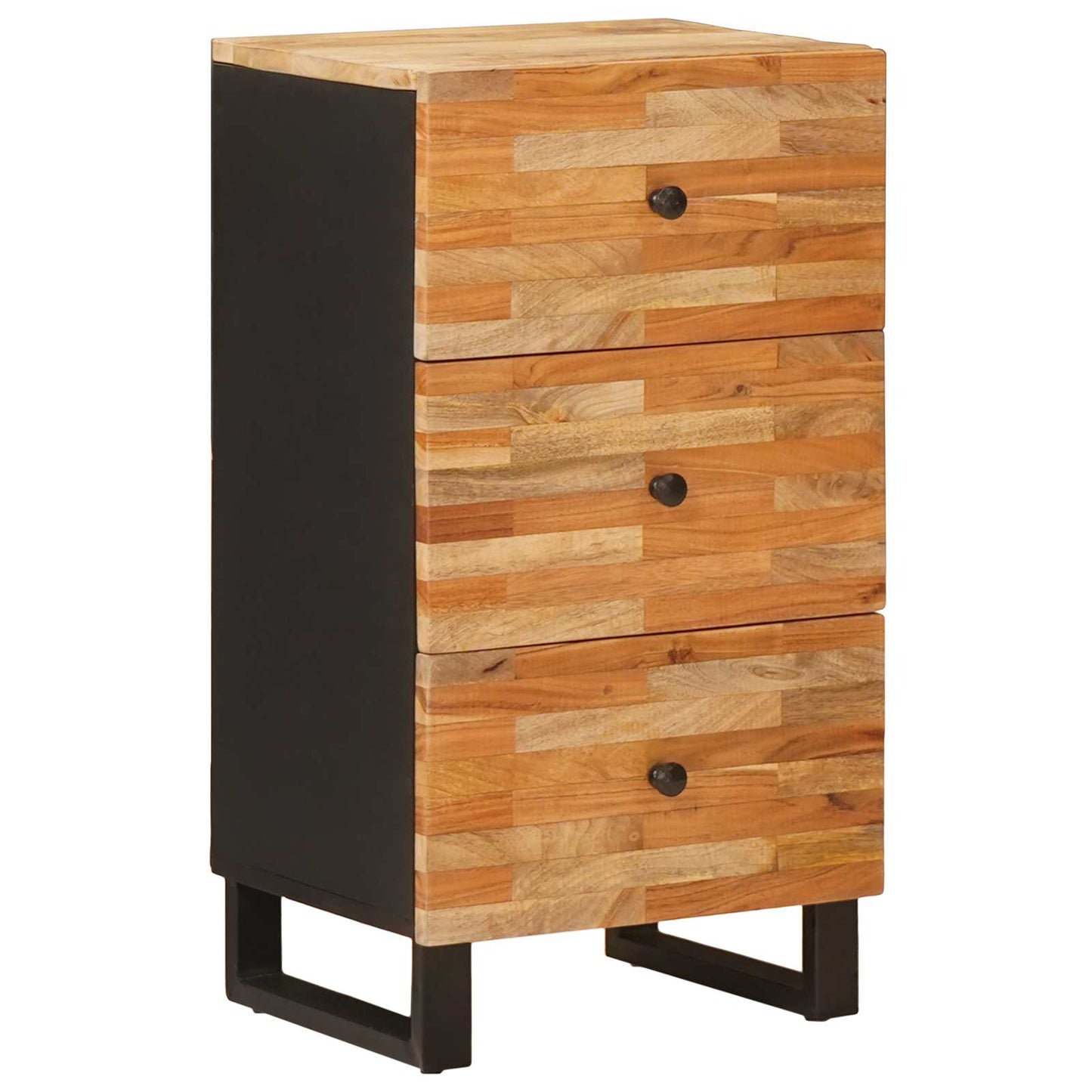 vidaXL Side Cabinet with Drawer Brown 40 x 33 x 75 cm Solid Mango Wood