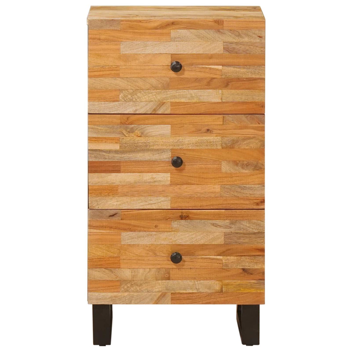 vidaXL Side Cabinet with Drawer Brown 40 x 33 x 75 cm Solid Mango Wood