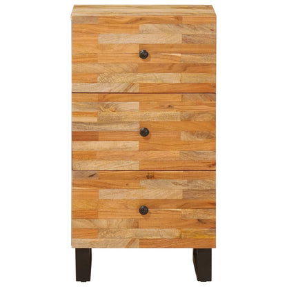 vidaXL Side Cabinet with Drawer Brown 40 x 33 x 75 cm Solid Mango Wood