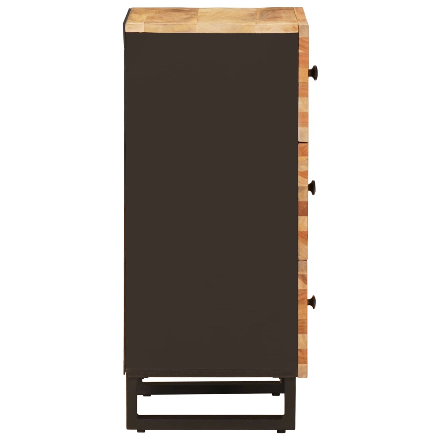 vidaXL Side Cabinet with Drawer Brown 40 x 33 x 75 cm Solid Mango Wood