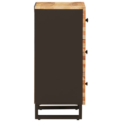 vidaXL Side Cabinet with Drawer Brown 40 x 33 x 75 cm Solid Mango Wood