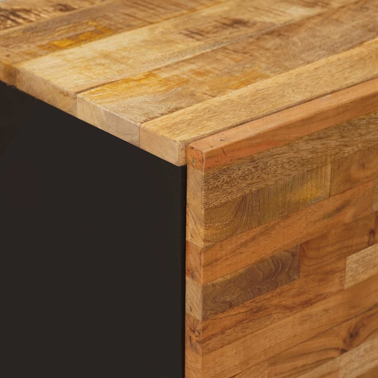 vidaXL Side Cabinet with Door Brown 40 x 33 x 75 cm Solid Mango Wood