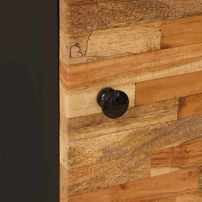 vidaXL Side Cabinet with Door Brown 40 x 33 x 75 cm Solid Mango Wood