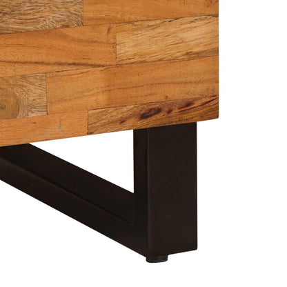vidaXL Side Cabinet with Door Brown 40 x 33 x 75 cm Solid Mango Wood