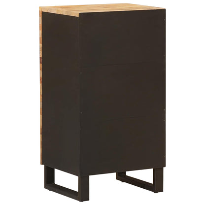 vidaXL Side Cabinet with Door Brown 40 x 33 x 75 cm Solid Mango Wood
