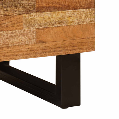 vidaXL Side Cabinet with Door Brown 60 x 33 x 75 cm Solid Mango Wood