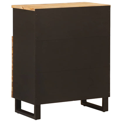 vidaXL Side Cabinet with Door Brown 60 x 33 x 75 cm Solid Mango Wood