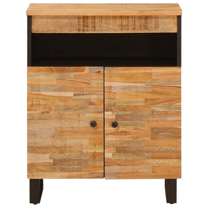 vidaXL Side Cabinet with Door Brown 60 x 33 x 75 cm Solid Mango Wood