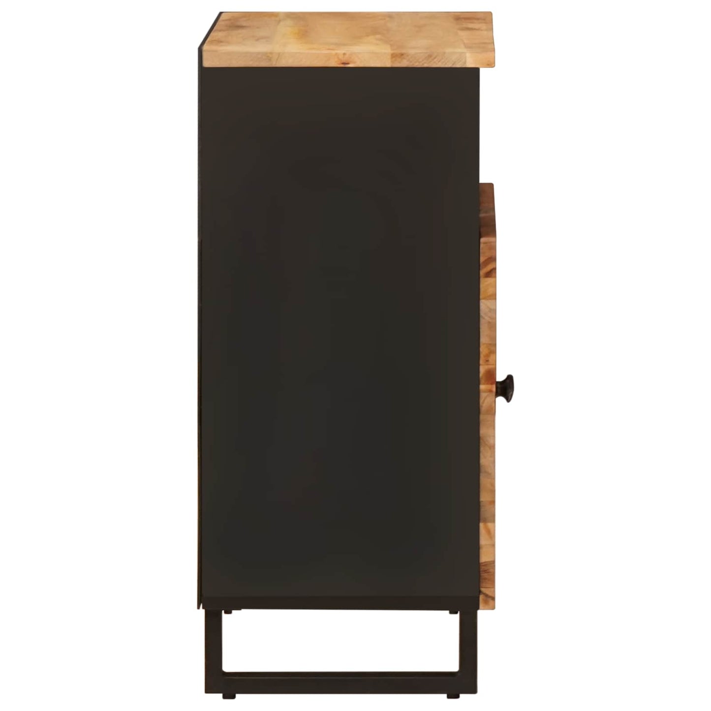vidaXL Side Cabinet with Door Brown 60 x 33 x 75 cm Solid Mango Wood
