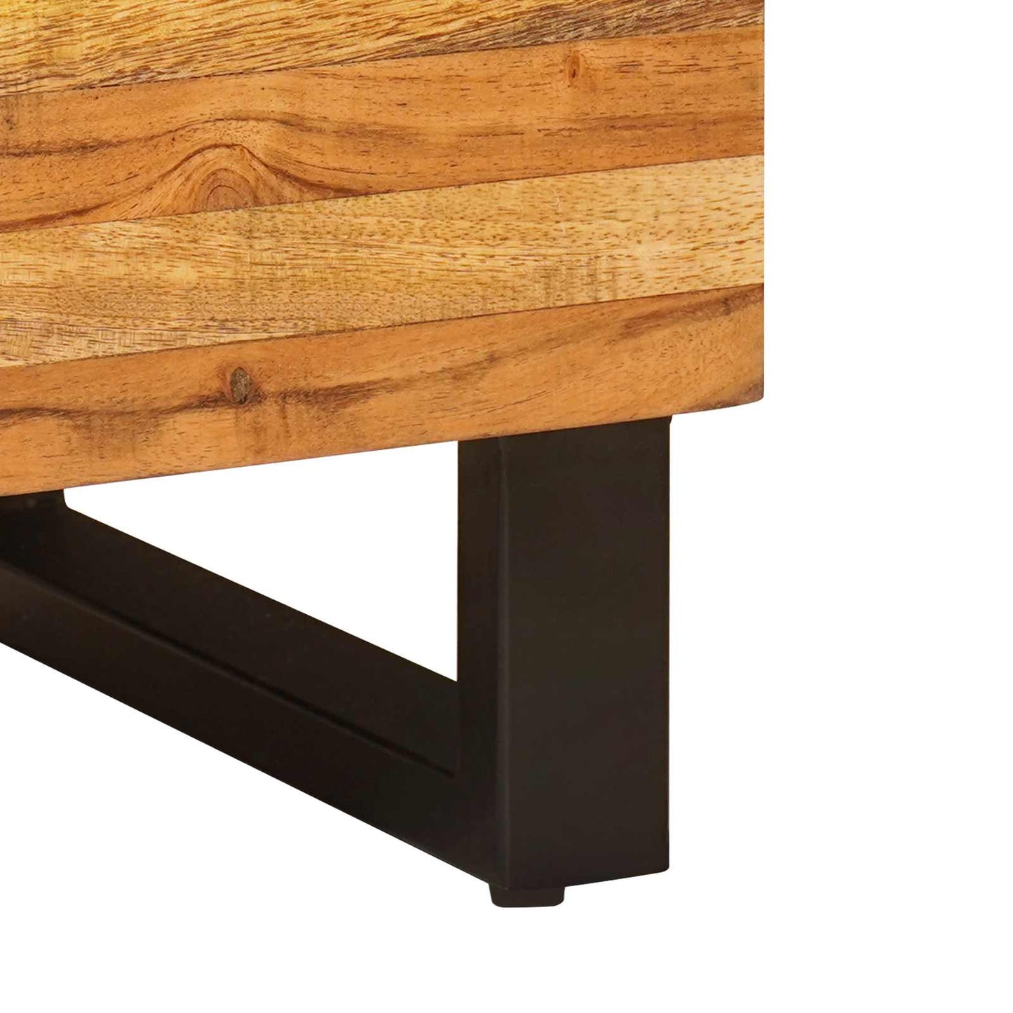 vidaXL Side Cabinet with Door Brown 60 x 33 x 75 cm Solid Mango Wood
