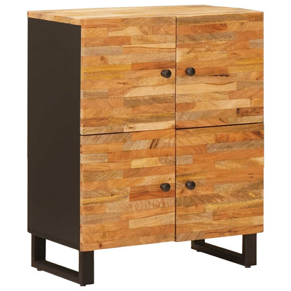 vidaXL Side Cabinet with Door Brown 60 x 33 x 75 cm Solid Mango Wood