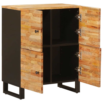 vidaXL Side Cabinet with Door Brown 60 x 33 x 75 cm Solid Mango Wood