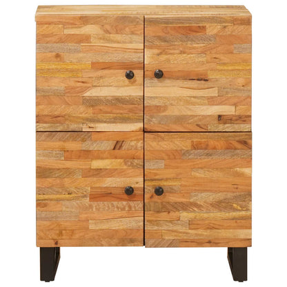 vidaXL Side Cabinet with Door Brown 60 x 33 x 75 cm Solid Mango Wood