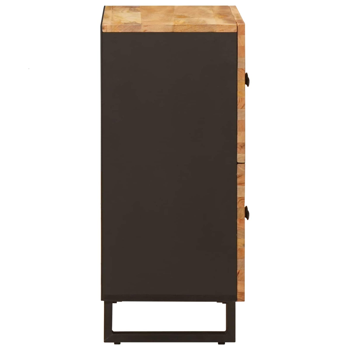 vidaXL Side Cabinet with Door Brown 60 x 33 x 75 cm Solid Mango Wood