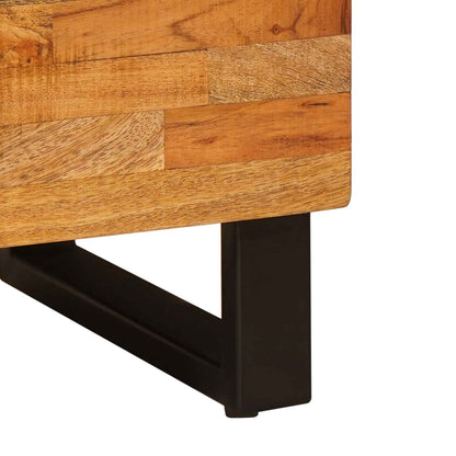 vidaXL Side Cabinet Brown 80 x 33 x 75 cm Solid Mango Wood