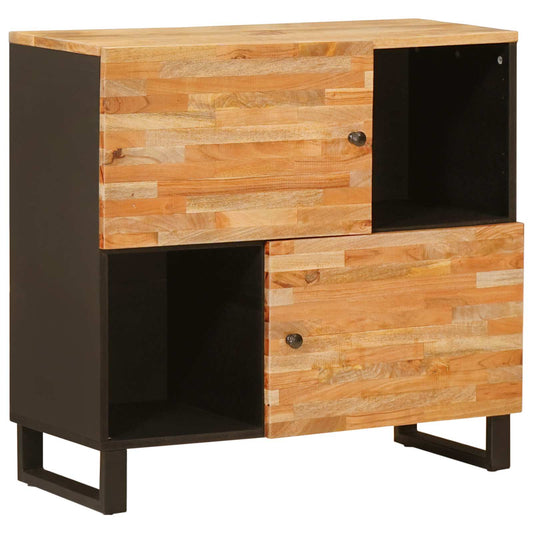vidaXL Side Cabinet Brown 80 x 33.5 x 75 cm Solid Mango Wood