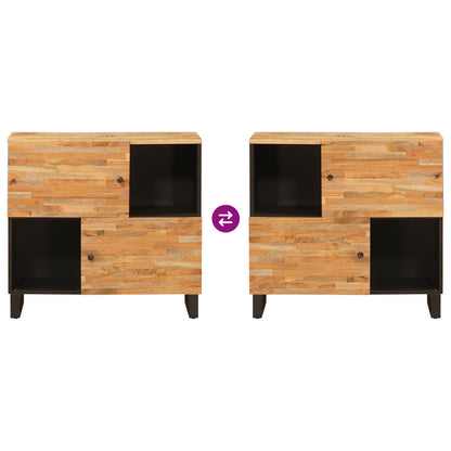 vidaXL Side Cabinet Brown 80 x 33 x 75 cm Solid Mango Wood
