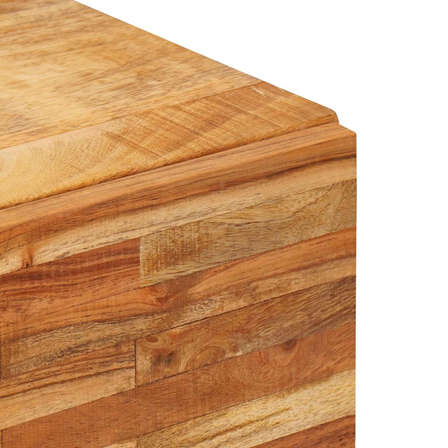 vidaXL Side Cabinet with Drawer Brown 90 x 33 x 75 cm Solid Mango Wood