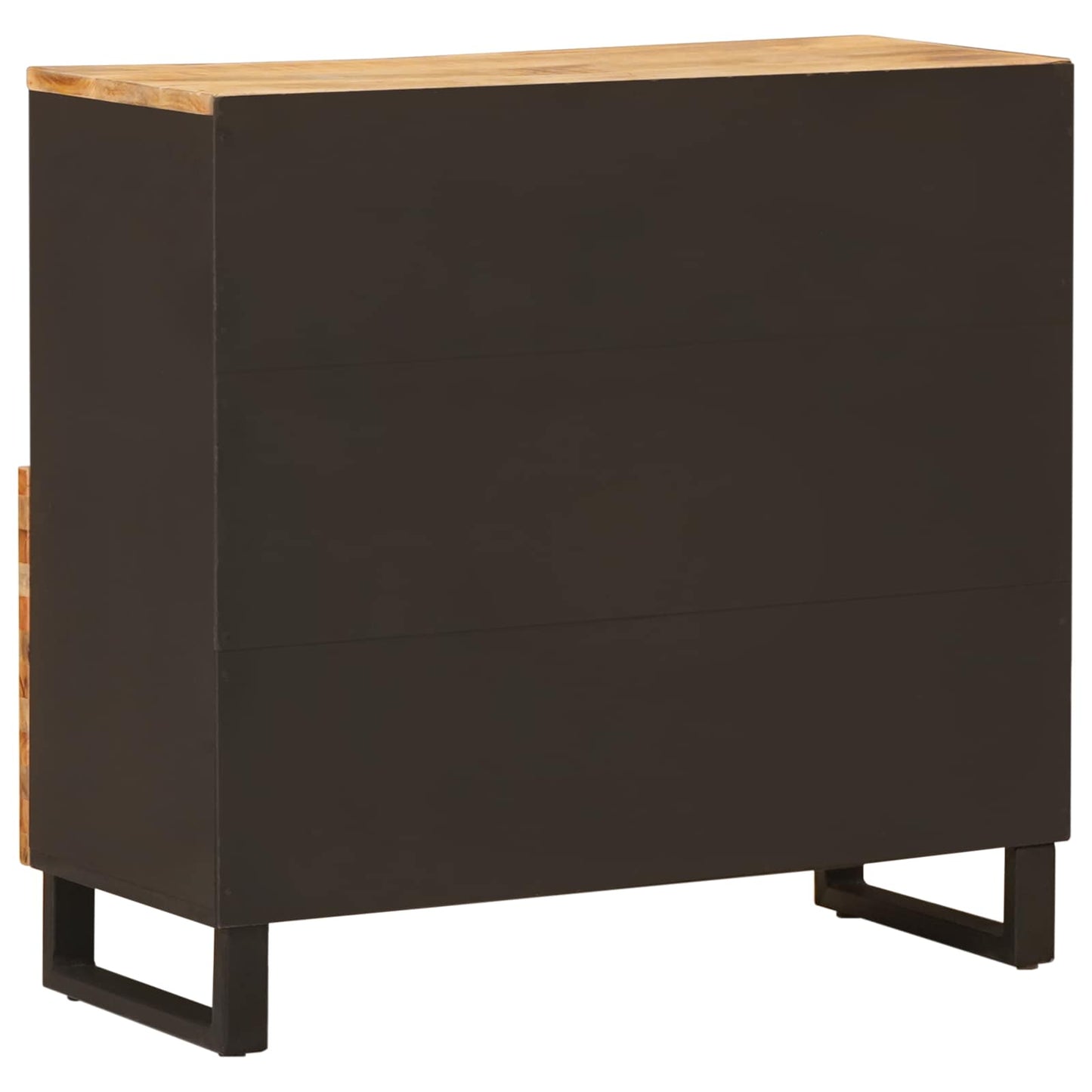 vidaXL Side Cabinet with Drawer Brown 90 x 33 x 75 cm Solid Mango Wood