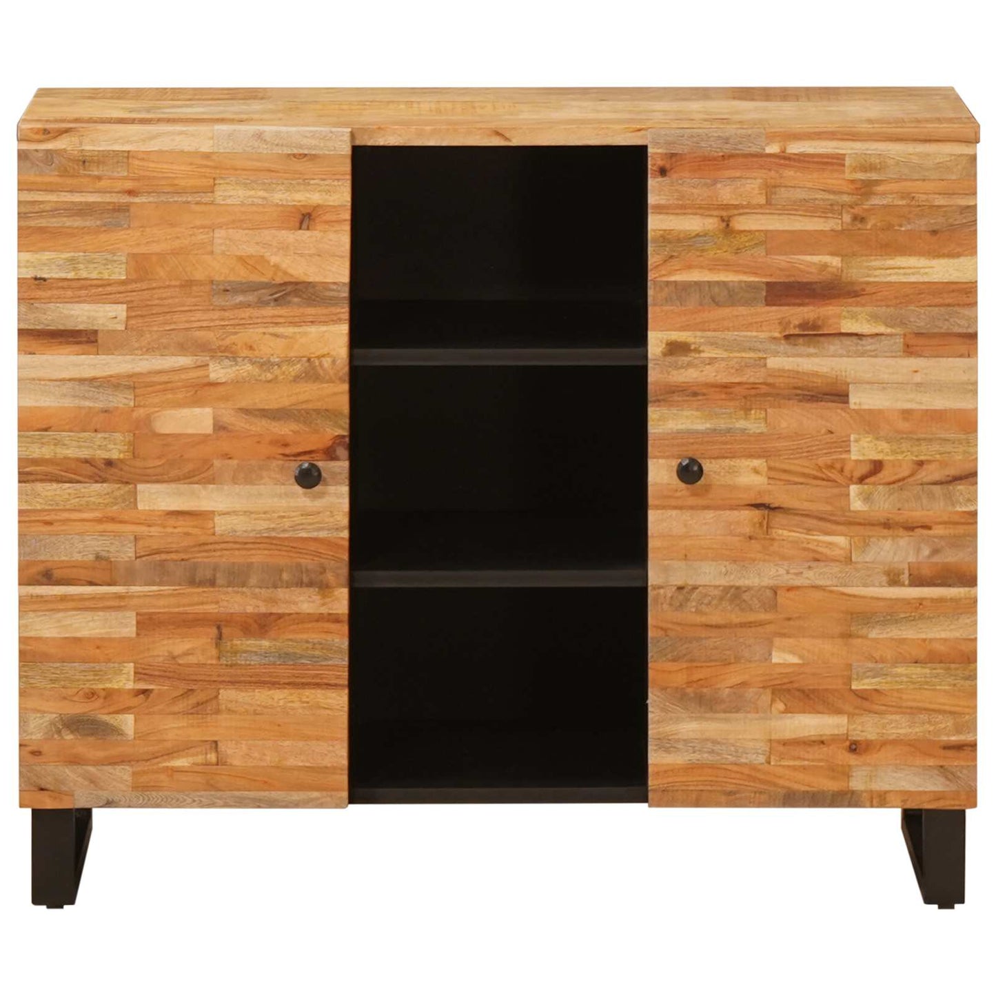 vidaXL Side Cabinet with Drawer Brown 90 x 33 x 75 cm Solid Mango Wood
