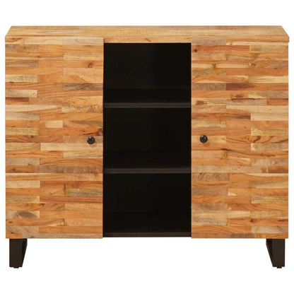 vidaXL Side Cabinet with Drawer Brown 90 x 33 x 75 cm Solid Mango Wood