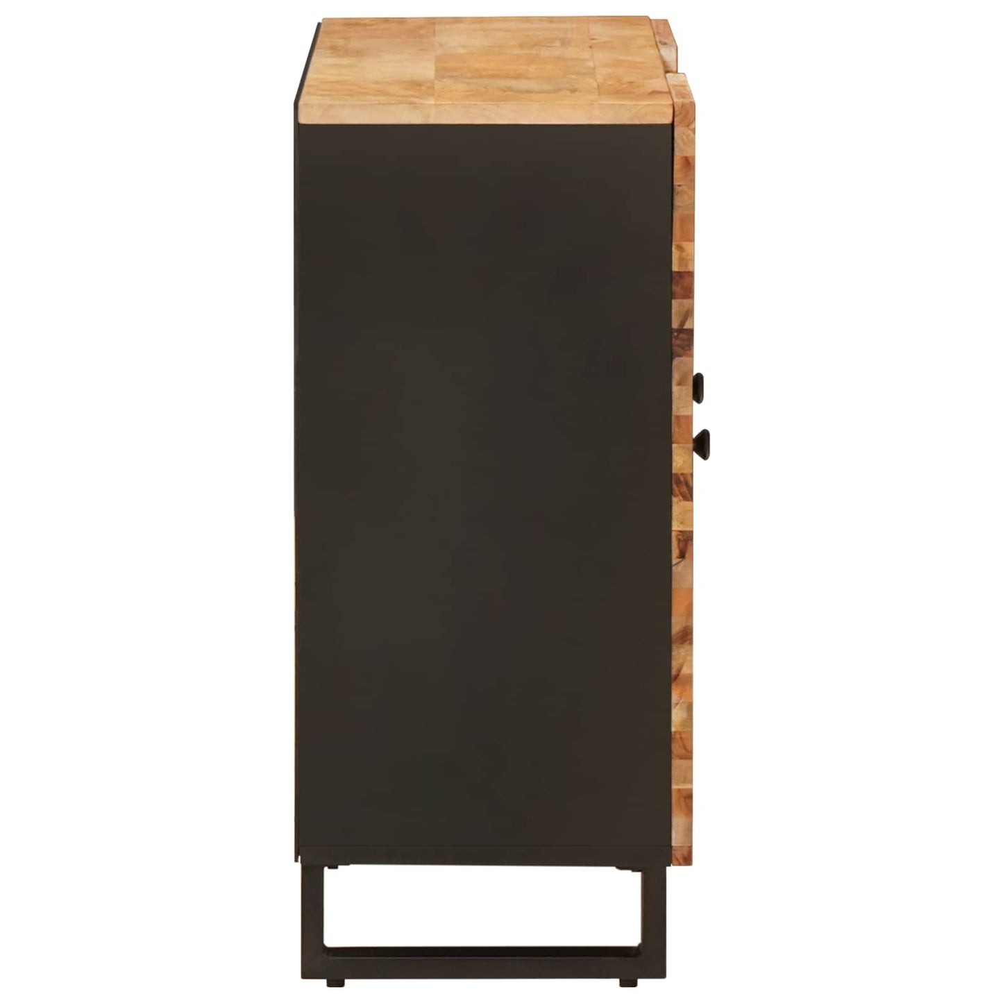 vidaXL Side Cabinet with Drawer Brown 90 x 33 x 75 cm Solid Mango Wood