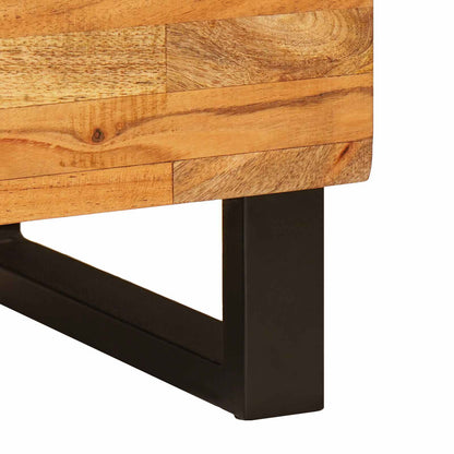 vidaXL Storage Highboard Brown 40 x 33 x 110 cm Solid Mango Wood