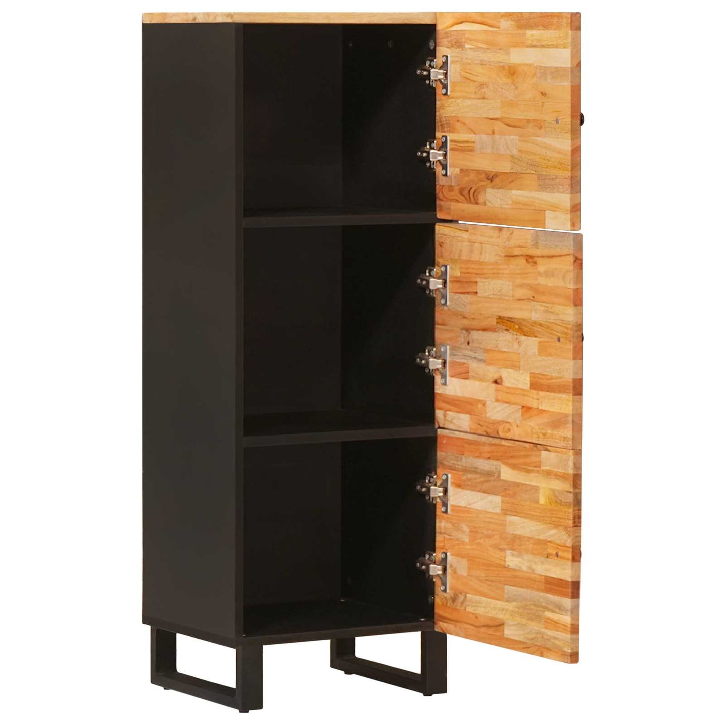vidaXL Storage Highboard Brown 40 x 33 x 110 cm Solid Mango Wood