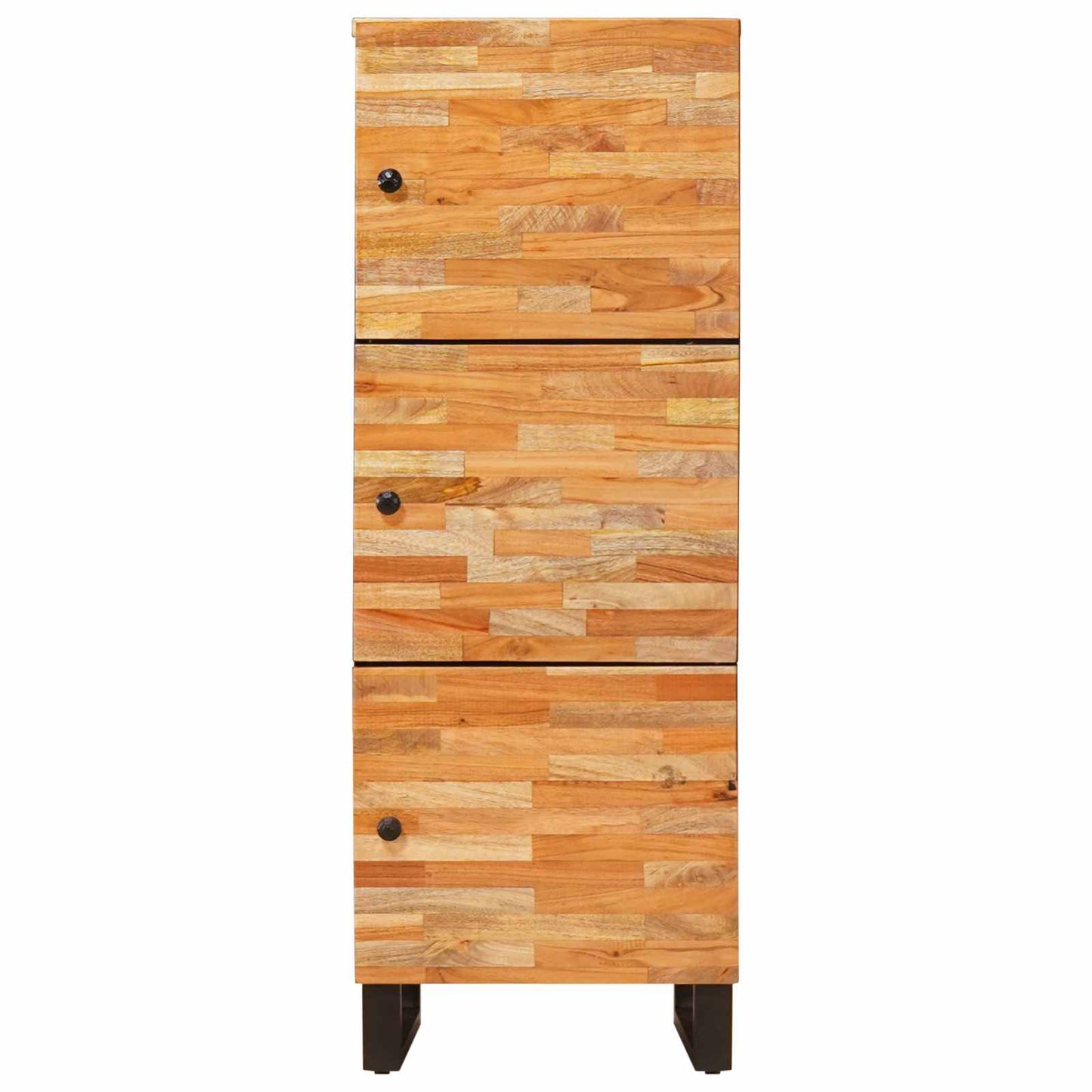 vidaXL Storage Highboard Brown 40 x 33 x 110 cm Solid Mango Wood