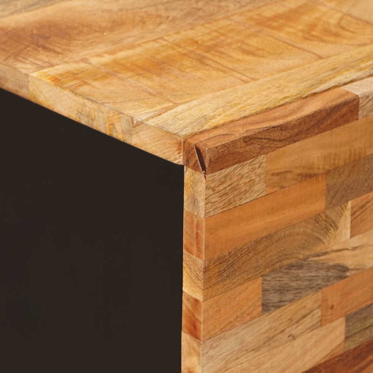 vidaXL Storage Highboard Brown 60 x 33 x 100 cm Solid Mango Wood