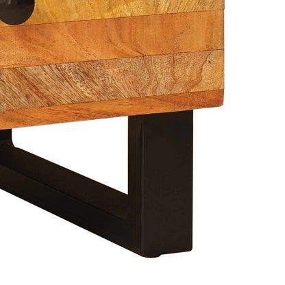 vidaXL Storage Highboard Brown 60 x 33 x 100 cm Solid Mango Wood