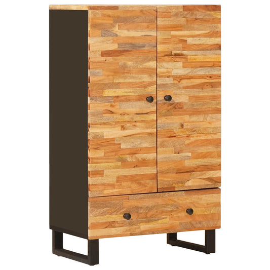 vidaXL Storage Highboard Brown 60 x 33.5 x 100 cm Solid Mango Wood