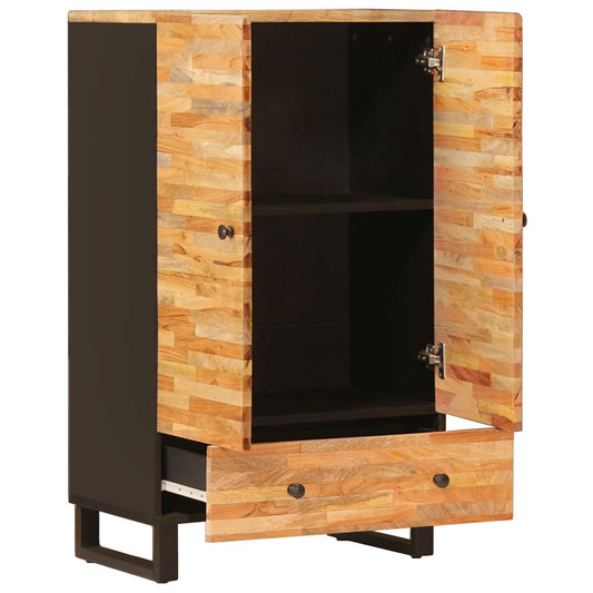 vidaXL Storage Highboard Brown 60 x 33.5 x 100 cm Solid Mango Wood