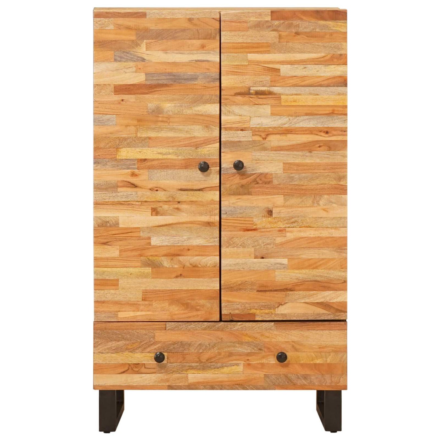 vidaXL Storage Highboard Brown 60 x 33 x 100 cm Solid Mango Wood