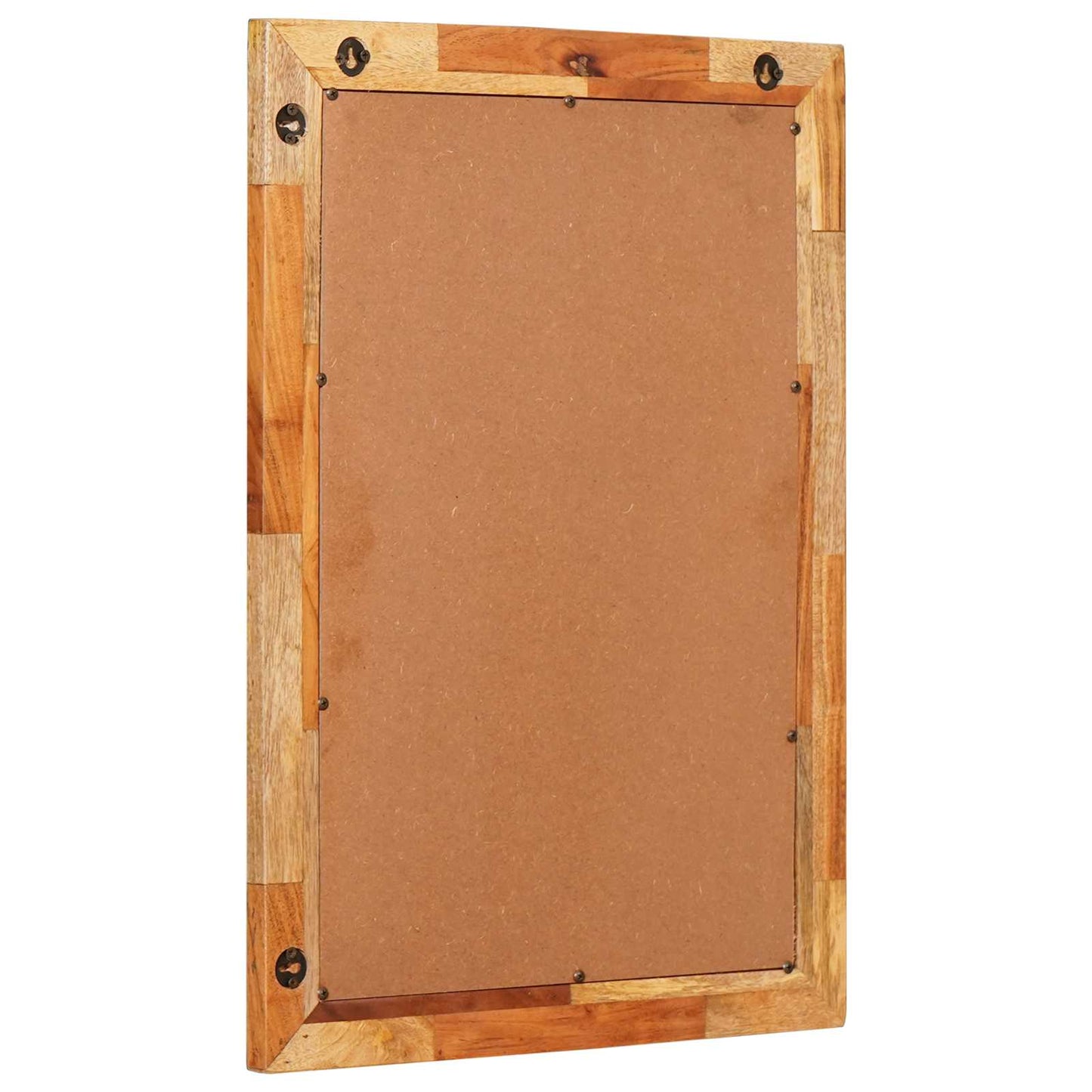 vidaXL Bathroom Mirror Artisan Oak 50 x 70 x 2.5 cm Solid Mango Wood