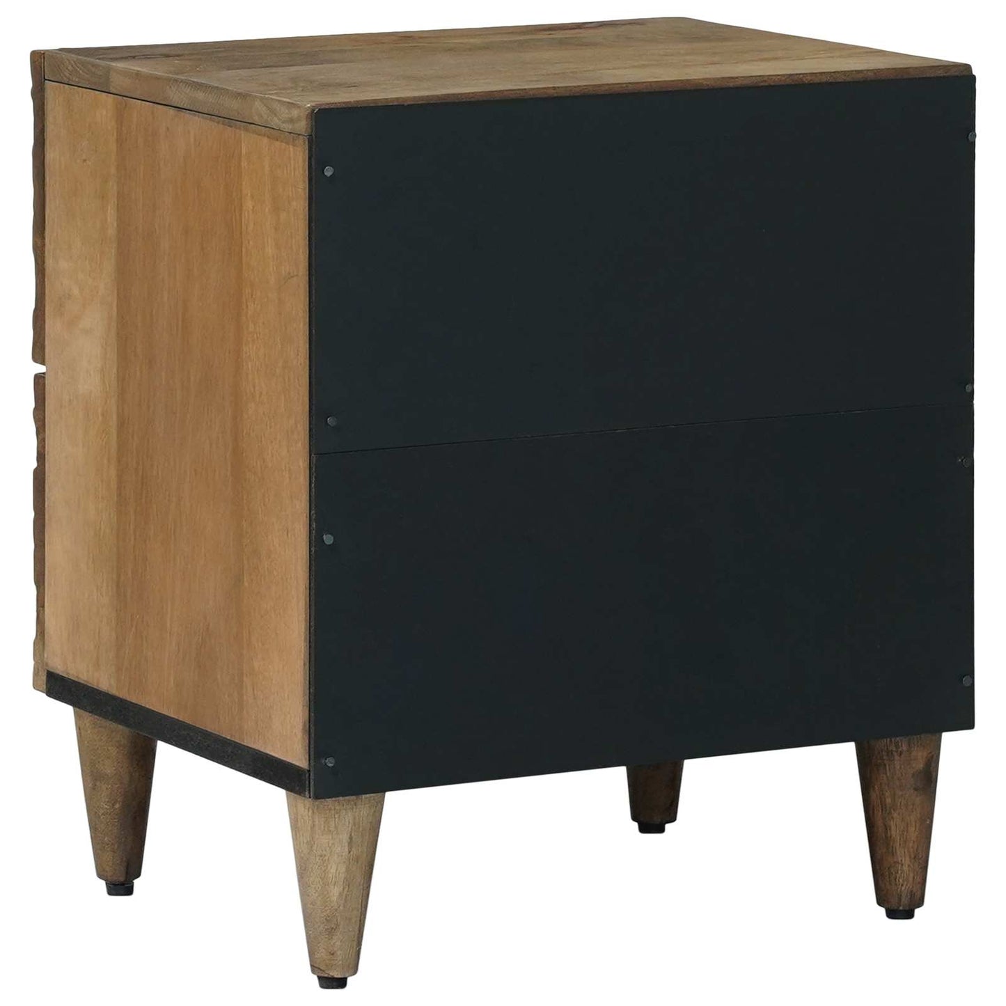 vidaXL Bedside Cabinet Brown 40 x 33.5 x 46 cm Solid Mango Wood