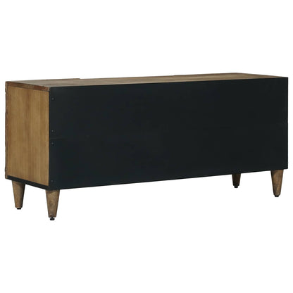 vidaXL TV Cabinet Brown 105 x 33.5 x 46 cm Solid Mango Wood