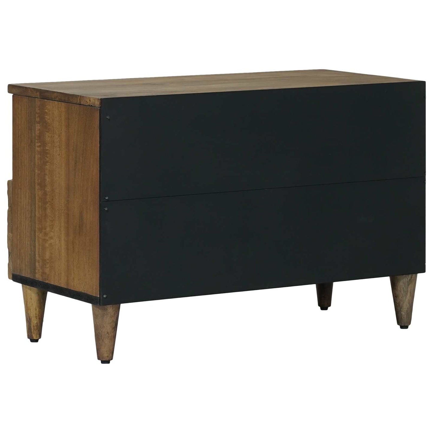 vidaXL TV Cabinet Brown 70 x 33.5 x 46 cm Solid Mango Wood
